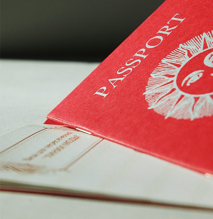 Дизайн приглашения в форме паспорта фото 148